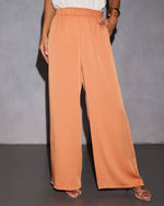Pumpkin % Better Days Wide Leg Pants-2