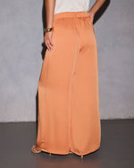 Pumpkin % Better Days Wide Leg Pants-4