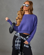 Elouise Cropped Crewneck Sweater