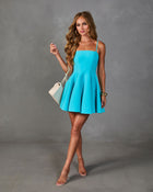 Brunch Darling Pleated Mini Dress