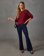 Bellina Knit Wrap Twist Sweater