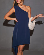 Emilia Asymmetrical One Shoulder Mini Dress VICI Emilia Asymmetrical One Shoulder Mini Dress VICI