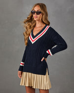 Open Invitation Knit Twofer Mini Shirt Dress