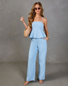 Sunday Stroll Peplum Top