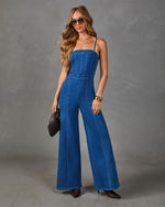 Trendsetter Denim Jumpsuit