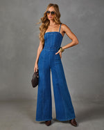 Trendsetter Denim Jumpsuit