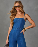 Trendsetter Denim Jumpsuit