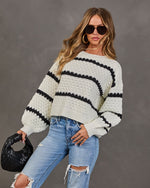 Kyra Striped Knit Sweater