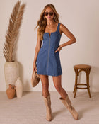 Kallena Denim Mini Dress