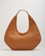 Corey Woven Vegan Leather Shoulder Bag