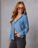 Kendel Chambray Button Down Top