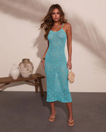Seabreeze Siren Crochet Cover Up Maxi Dress