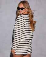 Ellah Contrast Striped Jacket