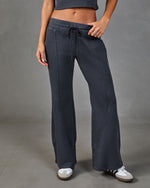 Maison Cozy Drawstring Wide Leg Lounge Pants