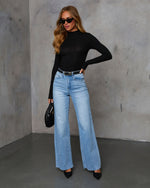 Black % Day To Day Turtleneck Knit Top-6