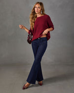 Darling Thing Shimmer Stretch Flare Leg Jeans
