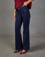 Darling Thing Shimmer Stretch Flare Leg Jeans
