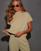 Avocado % Ainslee Mock Neck Sweater-1