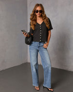 Calm Form Ribbed Knit Top