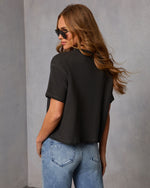 Calm Form Ribbed Knit Top