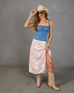 Daywear Darling Floral Midi Skirt