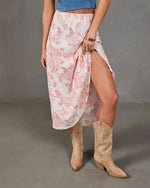 Daywear Darling Floral Midi Skirt