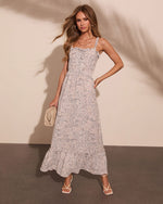 Dockside Darling Paisley Print Midi Dress