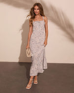 Dockside Darling Paisley Print Midi Dress