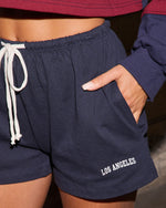 Preppy Cool LA Drawstring Shorts