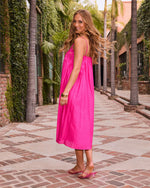 Feminine Luster Babydoll Floral Bust Midi Dress