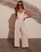 Keilan Cowl Neck Jumpsuit