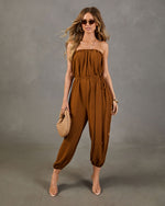 Elevated Edge Strapless Jumpsuit