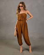 Elevated Edge Strapless Jumpsuit