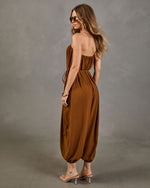 Elevated Edge Strapless Jumpsuit