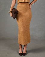 Harvest Society Knit Midi Skirt