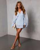 Freshly Yours Plisse Mini Dress