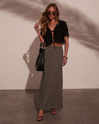 Sweet Haven Striped Maxi Skirt