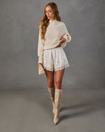 Chic Behavior Ribbed Mock Neck Sweater