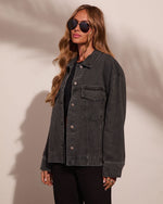 Stay Awhile Denim Jacket