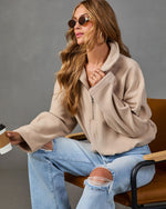 Soft Solace Fleece Funnel Neck Sweatshirt