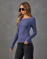 Jamiyah Cable Knit Top