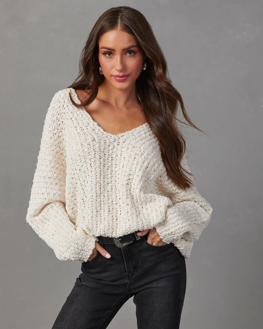 Natural % Warms My Soul Knit Sweater-2