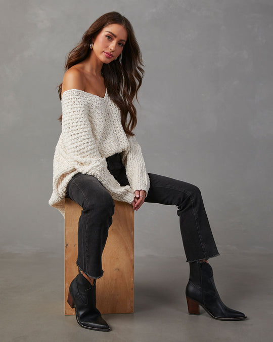 Natural % Warms My Soul Knit Sweater-7