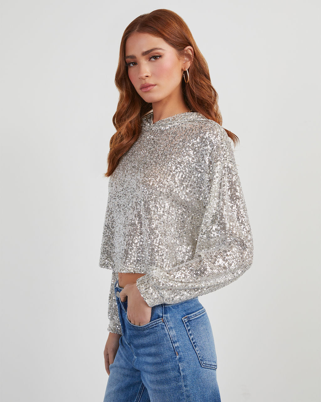 After Party Sequin Hoodie – VICI