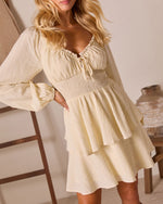 Quiet Layers Tiered Mini Dress