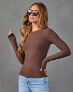 Alderwick Ribbed Long Sleeve Top