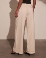 Leema Stretch Wide Leg Twill Pants