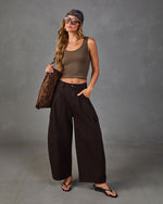 Early Start Seamless Ribbed Lace Trim Tank Top