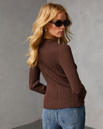St. James Ribbed Buttoned Top