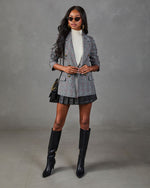 Whitmore Plaid Double Breasted Blazer